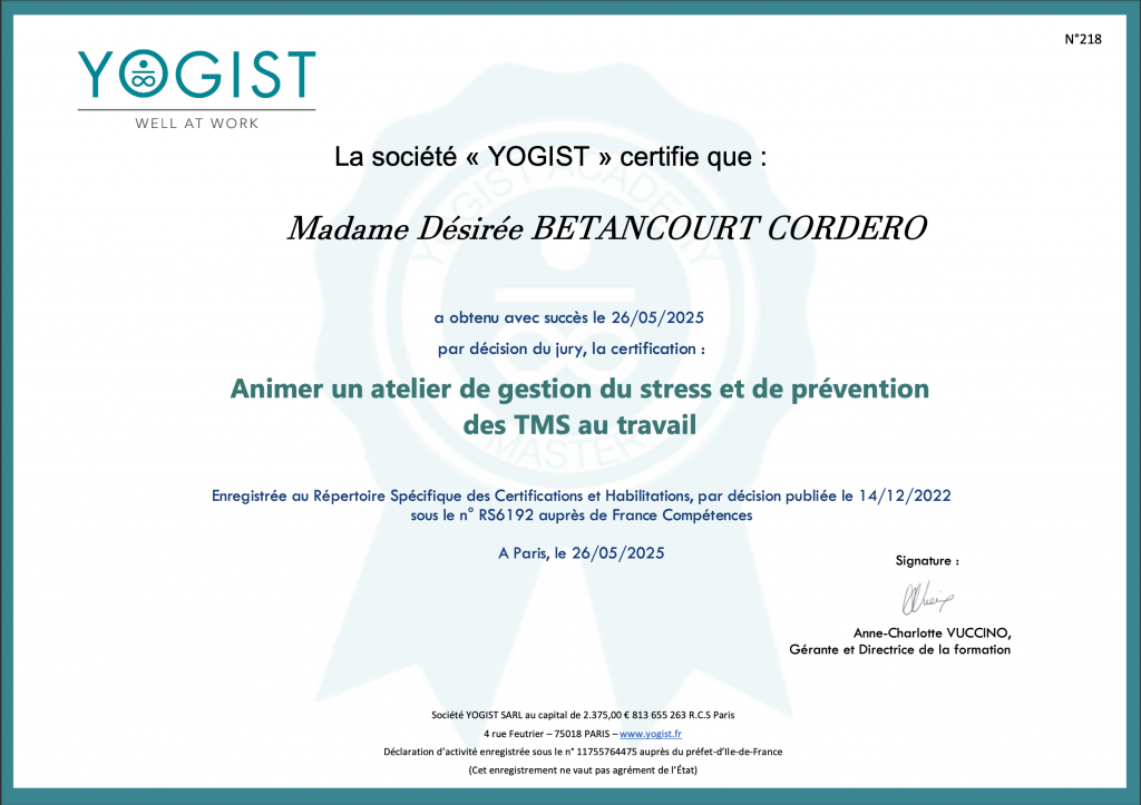 Expert gestion de stress et prévention